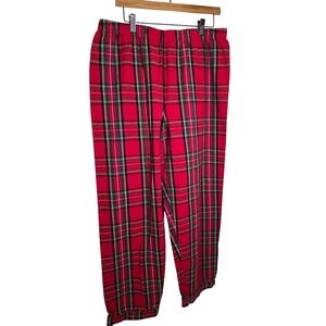 Gymboree Red Plaid‎ Women's Pajama Pants Unisex, Size L